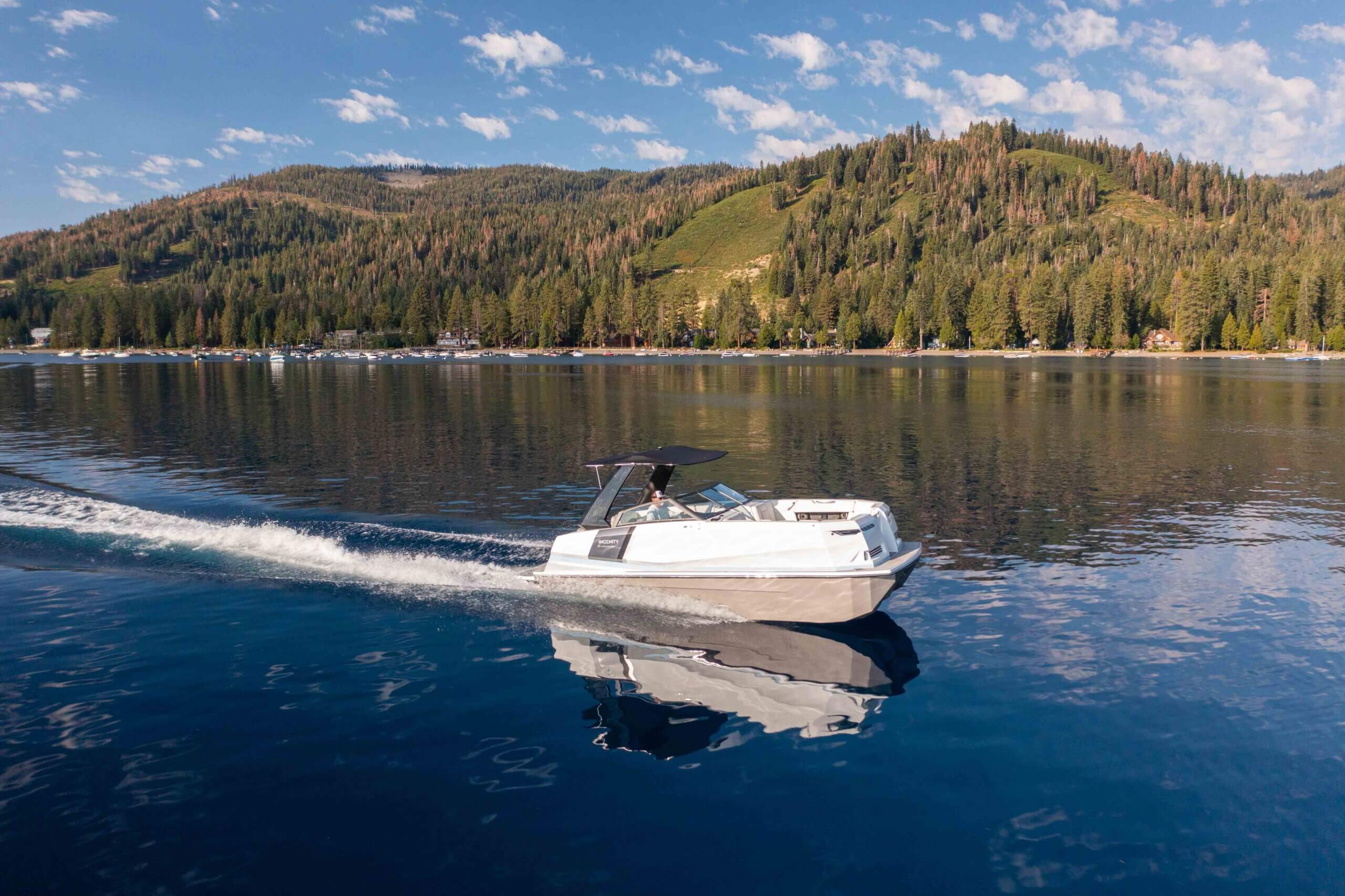 Ingenity GS23E on the water in Lake Tahoe.